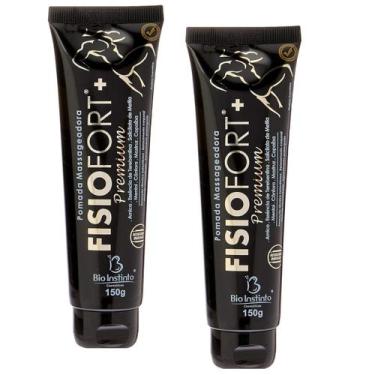 Imagem de Kit 2 Pomada Massageadora Fisio Fort Premium 150g original - Bio Insti