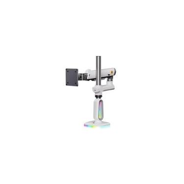 Imagem de Suporte de Mesa Articulado Gamer para Monitor de 32" a 60" North Bayou, com Pistão a Gás, RGB, Branco - F7 NB