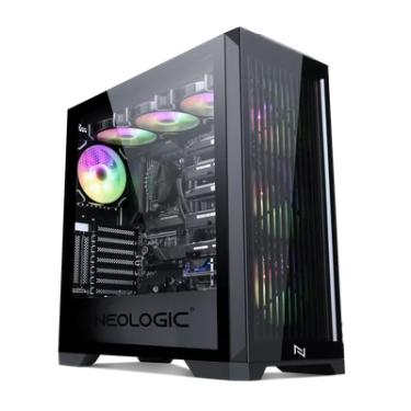 Imagem de Gabinete Gamer Neologic Titan, ATX, Vidro Temperado, Com 3 Fans RGB, Preto - Nltitn