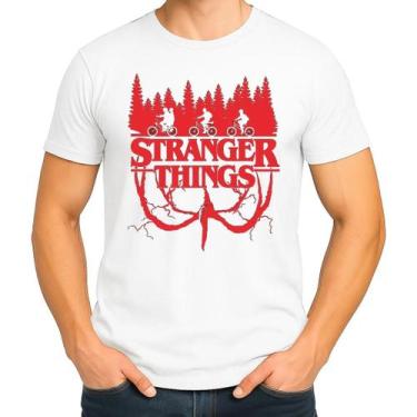 Imagem de Camisa Camiseta de Algodão Masculina Feminina Unissex SÉRIE Stranger T