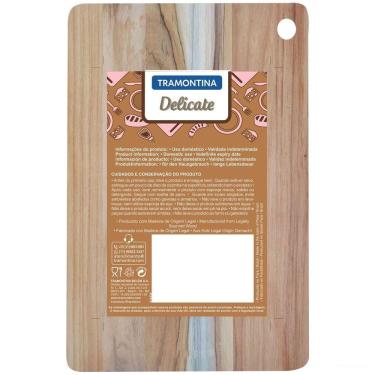 Imagem de Tábua Tramontina Retangular Econômica Em Madeira Teca Tramontina