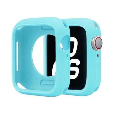 Imagem de Capa De Silicone 42mm 46mm Para Apple Watch Series 9 8 7 6 5 4 3 SE, P