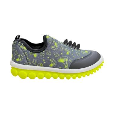 Imagem de Tênis Bibi Roller 2.0 Lycra Preto/Estampado/Dino-Masculino