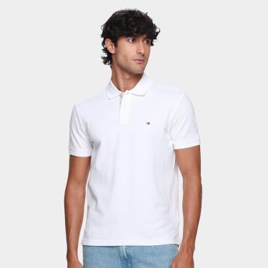 Imagem de Camisa Polo Tommy Hilfiger Pique Placket Interest Masculina-Masculino