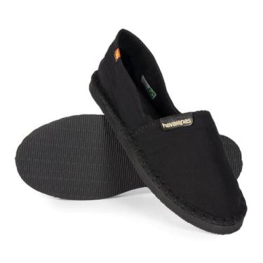 Imagem de Alpargata Havaianas Sapatilha Origem Unissex Tradicional, Preto, 36