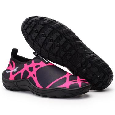 Imagem de Sapatilha Aquática Feminina AquaVibe Estilo Vibrante Conforto e Proteção para Praia Piscina e Lazer-Feminino