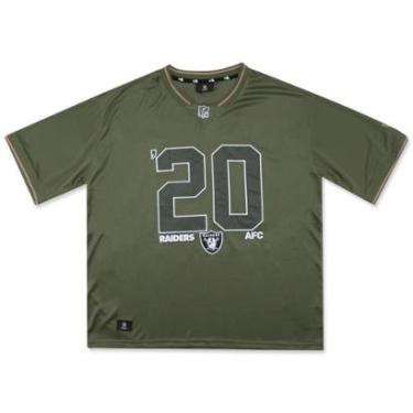 Imagem de Camiseta New Era Jersey NFL Las Vegas Raiders Camuflada-Masculino