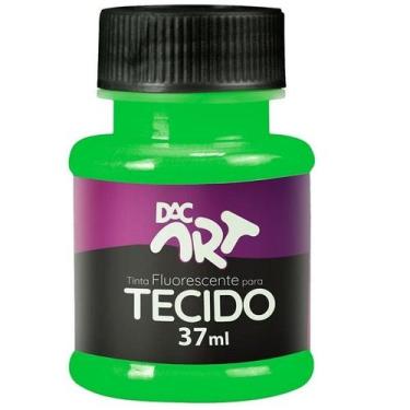 Imagem de Tinta Fluorescente para Tecido 37ML Verde DAC