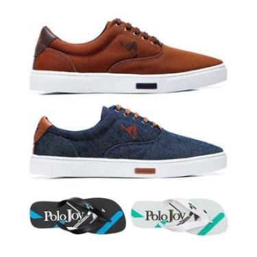 Imagem de Kit 2 Tênis Casual E 2 Chinelos Polo Joy-Masculino