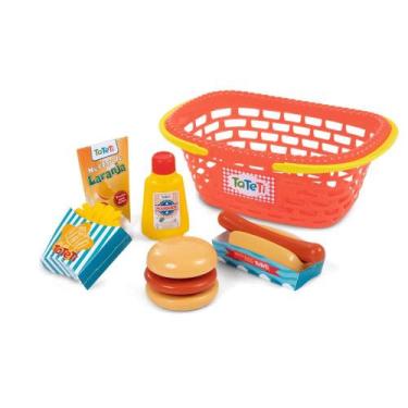 Imagem de Cestinha Hora Do Lanche Tateti Brinquedo Sortido - 0293