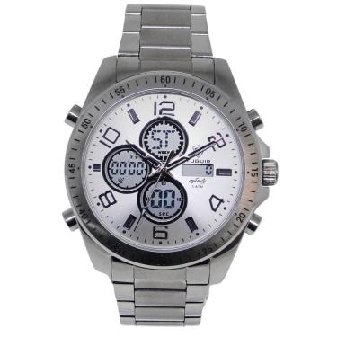 Imagem de Relógio Tuguir Masculino Ref: Tgi37204 Anadigi Aço Prateado