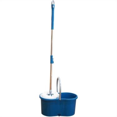 Imagem de Esfregão Mop Giratório 360° Tronos - Balde 12 Litros - Centrífuga em PVC - Dispenser pa...