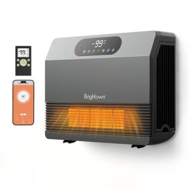 Imagem de Aquecedor de Parede Brightown 1500W Inteligente com Controle Remoto Al