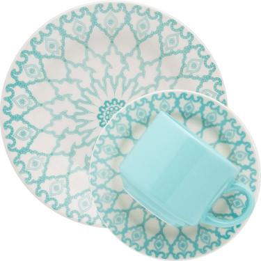 Imagem de Kit Jogo Café Lanche Oxford Donna Mandala 24 Peças