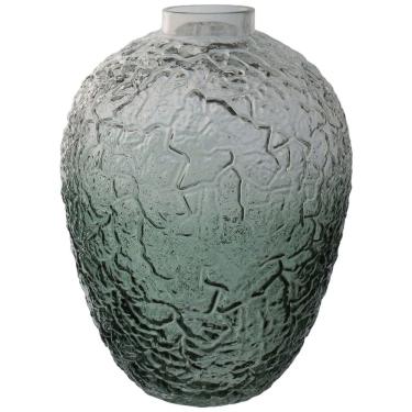 Imagem de VASO DECORATIVO ENFEITE PLANTA GARRAFA VIDRO 29x22x22cm FUME