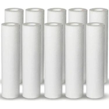 Imagem de 10 Refis Polipropileno Liso 2,5 X 25cm 50 E 75 Micra Branco - Royal B&