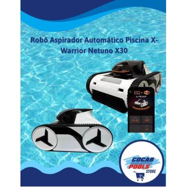 Imagem de X-Warrior Netuno X30 Robô Aspirador para Piscinas Sem Fio  Limpeza Pis