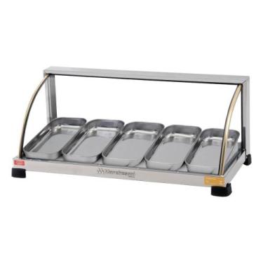Imagem de Estufa para Salgados 5 Bandejas Marchesoni Linha Ouro Inox 127V - EF.2