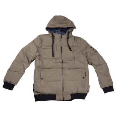 Imagem de Jaqueta Masculina Puffer Dupla Face Bobojaco com Gorro Removível MC-30