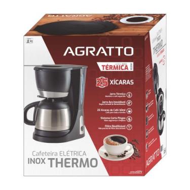 Imagem de Cafeteira Elétrica Inox 25 Xícaras Agratto THERMO 25X 127v, 110V
