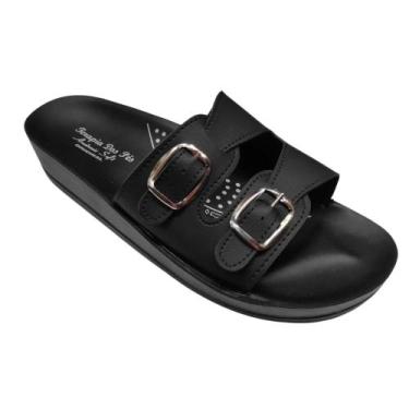 Imagem de Chinelo Papete Feet-Life Doctor Light Ortopédico 2 Fivelas Puro Confor
