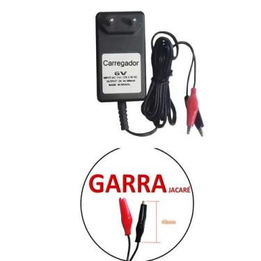 Imagem de Carregador de Bateria 6Vdc 800mAh Entrada: 110/220V 50/60Hz - STFONT