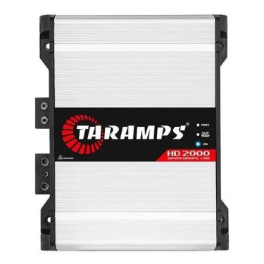 Imagem de Amplificador Automotivo Potente Taramps Hd2000 1Ohm 1 Canal