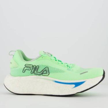 Imagem de Tênis Fila Float Maxxi 2 Pro Verde e Azul, Verde claro, Marinho, 39