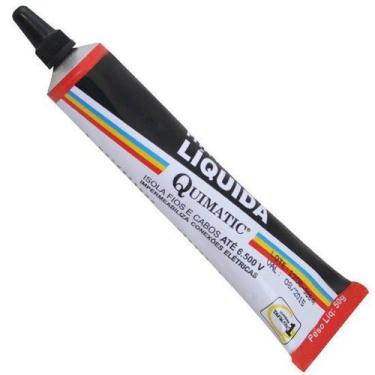 Imagem de Fita Isolante Líquida Bisnaga De 50g Na Cor Preta - Quimatic