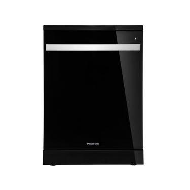 Imagem de Lava-Louças Panasonic Preta com 15 Serviços, 08 Programas de Lavagem e Painel Digital E...
