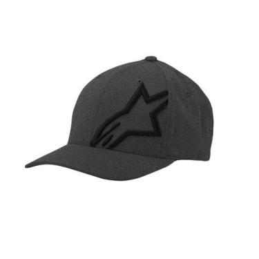 Imagem de Boné alpinestars corp shift 2 flexfit chumbo/preto, P/M