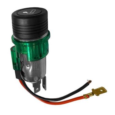 Imagem de Tomada Acendedor Cigarro Carro Auto Veicular Universal 12v - Tiger