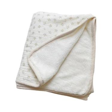 Imagem de Manta De Algodão Fleece Para Bebês, Cobertor De Veludo Para Carrinho, 