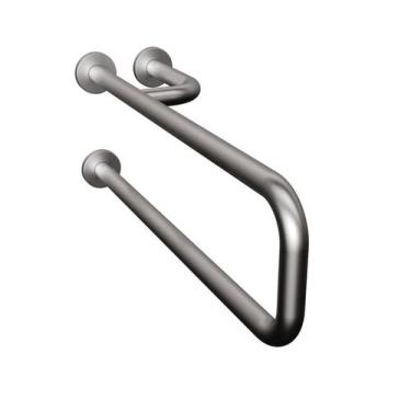 Imagem de Barra de Apoio Lateral Fixa Inox Escovado - LEVEVIDA