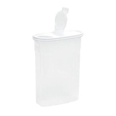 Imagem de Organizador Porta Mantimentos Multiuso 2,4l Branco - PLASVALE
