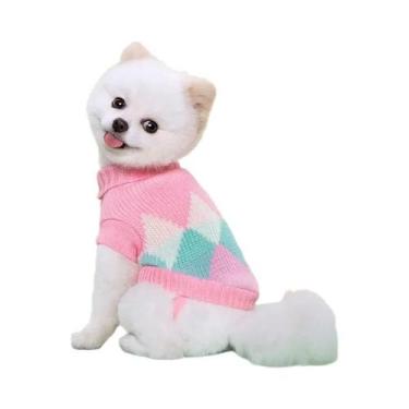 Imagem de Suéter Tricotado Para Cães E Gatos Pequenos S-2XL, Macio, Confortável 