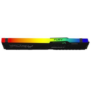 Imagem de Memória RAM Kingston Fury Beast DDR5 16GB 5600MHz RGB CL40 Preto
