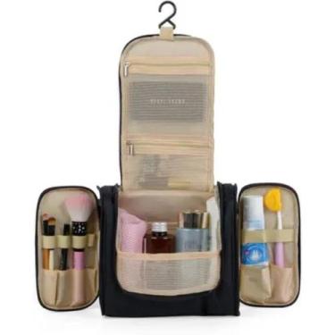 Imagem de Necessaire de Viagem de Pendurar Organizadora para Higiene com 3 Divis