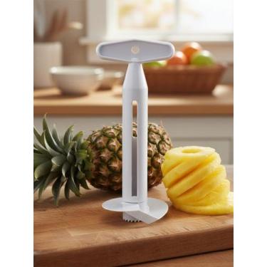 Imagem de Descascador Abacaxi Espiral Fatiador Prático Cascaxi Cozinha - Keita, 