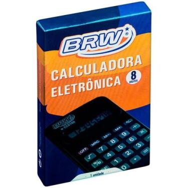 Imagem de Calculadora de Bolso 8 DIG. 10,1X6,3X0,8CM com Capa - BRW