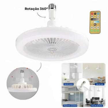 Imagem de Ventilador de Teto LED E27 36W, Aconchego e Estilo no Seu Lar - ASAF