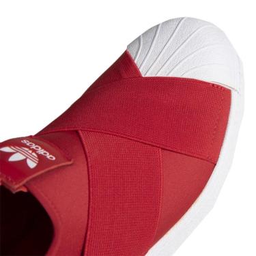 tenis slip on adidas vermelho