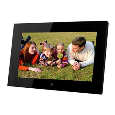 Imagem de Moldura digital para foto Sungale PF1501 de 14 polegadas, alta resolução, efeitos de transição, apresentação de slides, ajuste de tempo de intervalo, mais