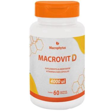 Imagem de Macrovit D 4.000Ui 250Mg 60Cápsulas (Vitamina D) Para A Imunidade - Os
