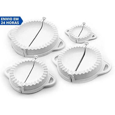 Imagem de Kit Forma Modelador Pastel Risole Massas 4 Tamanhos