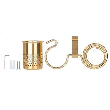 Imagem de Suporte para secador de cabelo, suporte para banheiro organizador de parede multifuncional para armazenamento de pente de secador de cabelo etc (#2)