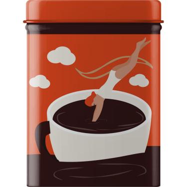 Imagem de Lata LOUCA POR CAFÉ 3 Corações