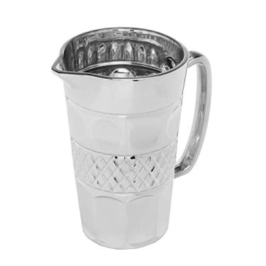 Imagem de JARRA VIDRO GEOMETRIC PRATEADO METALIZADO 1l