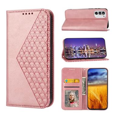 Imagem de Capa protetora para telefone Compatible with Motorola Moto G52 4G/G82 5G/G71S Wallet Case with Credit Card Holder,Full Body Protective Cover Premium Soft PU Leather Case,Magnetic Closure Shockproof Ca