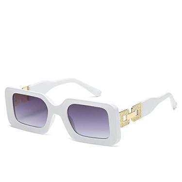 Imagem de pés de corrente de diamante óculos de sol femininos armação pequena óculos de sol street shot óculos de sol all-match, 1, tamanho único